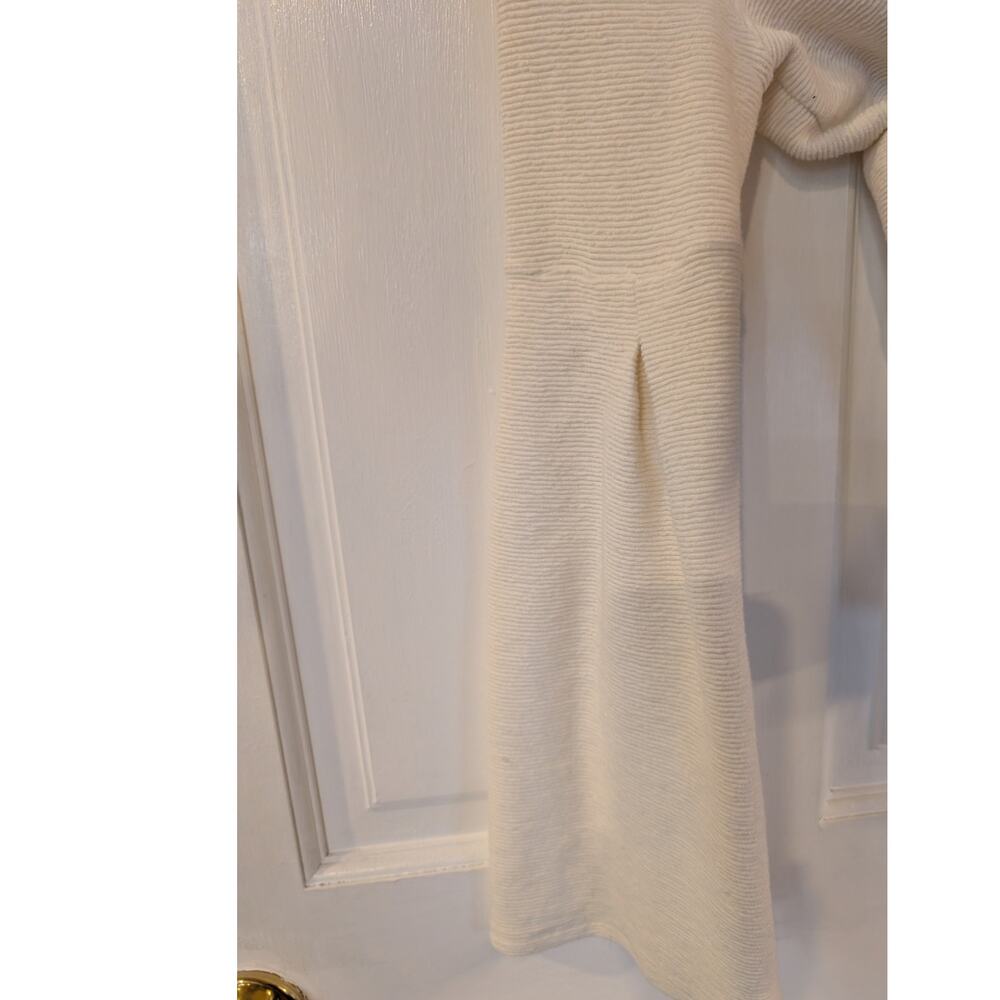 Madewell | Cream Ribbed Bell Sleeve Sweater | XS - Picture 3 of 7